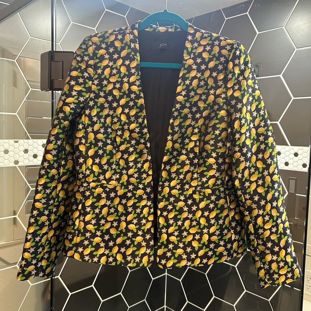 J. Crew 6T lemon blazer
